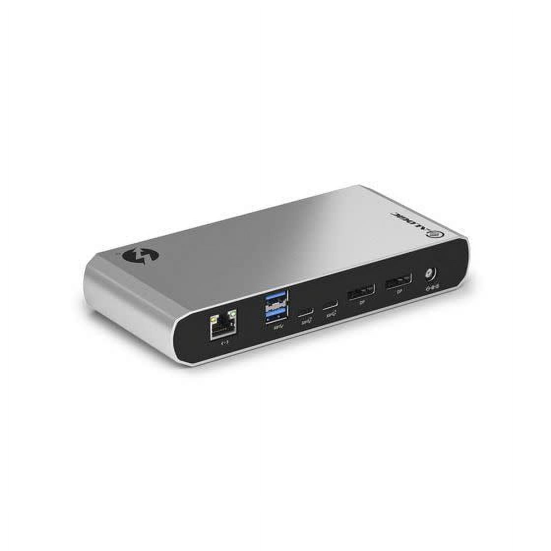 ALOGIC Thunderbolt 3.0 / USB-C TURBO Docking Station - Dual Display 4K@60Hz, Gray
