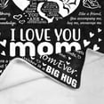 thumbnail image 3 of AISENIN Custom Gift for Mom Moms Birthday Gifts Ideas Mom Throw Blanket for Mom from Daughter and Blankets for Presents Women Mother from Daughters 50*60inch, 3 of 5