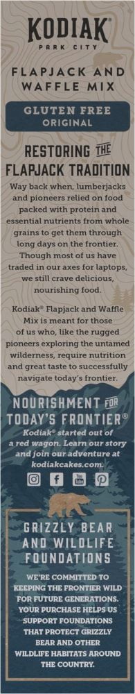 Kodiak Gluten Free Frontier Oat Flapjack & Waffle Mix 16 oz - Pack of 2