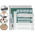 thumbnail image 4 of Ensemble de Loisirs de Précision Professionnel 110 Pcs avec Tapis et Règle pour Découpe DIY, 4 of 9