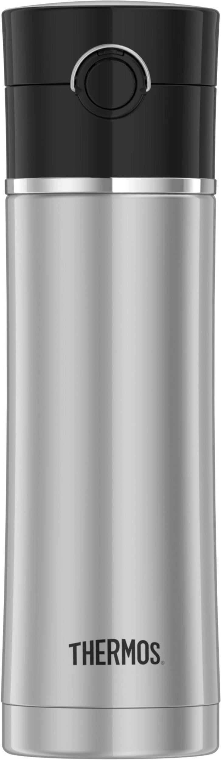Thermos Sipp Stainless Steel Insulated 16Ounce Drink Bottle Black