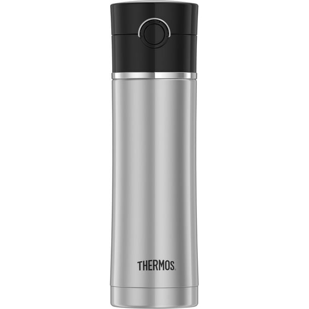 Thermos Sipp Stainless Steel Insulated 16Ounce Drink Bottle Black