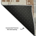 thumbnail image 5 of Addison Rugs Mayfield Premium Machine Washable Transitional Stripes Paprika Rectangle Rug, 10' x 14', 5 of 7
