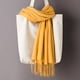 thumbnail image 3 of Autumn Cotton Scarf for Women Lady Solid Color Tassel Thin Scarves Soft Plain Shawl Foulard Viscose Winter Warm Wrap Shawls New, 3 of 5