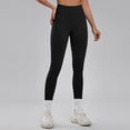thumbnail image 4 of felwors Women Ribbed Seamless Leggings High Waisted Workout Gym Yoga Pants (Black, S), 4 of 6