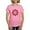 Pink, variant on CafePress - Peace Flower Affection Women's Dark T Shirt - Women's Traditional Fit Dark T-Shirt