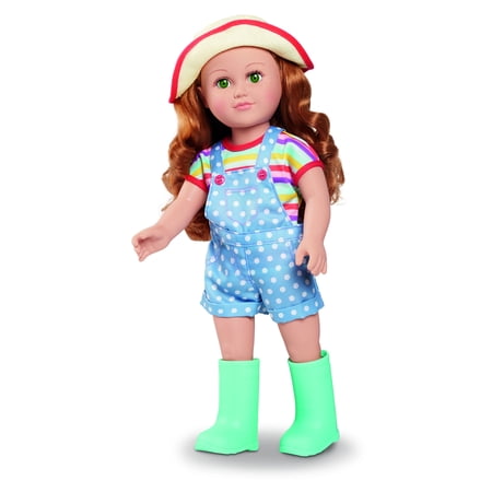 My Life As Gardener 18-inch Posable Doll with a Soft Torso, Red Hair