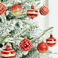 thumbnail image 6 of 16ct Red Christmas Ball Ornaments, 2.36 Inch Shatterproof Christmas Tree Decorations Set, Hanging Baubles for Xmas Holiday Party & Wedding Decor, 6 of 7