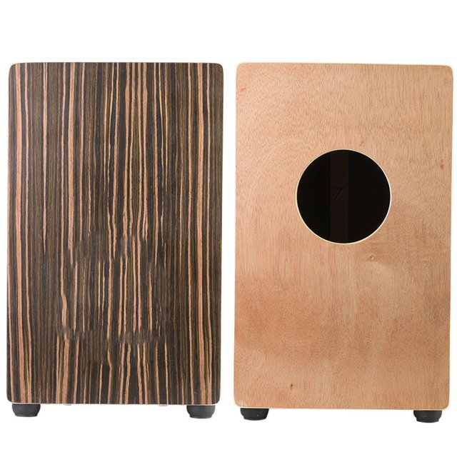 Panel de sándalo negro cajón tambor mano caja de madera tambor con madera de Oguman