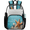 Multicolor 1, variant on Jiaoprinted Christmas Carousel Horses Clear Backpack for Stadium Events, Transparent Backpacks See Through Plastic Bag for Concerts & Work, Carousel Horses