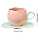 thumbnail image 2 of Taza de café de tulipán con platillo taza para beber de tulipán de cerámica taza de té de tulipán Vintage creativa para el té de la tarde en casa, 2 of 5