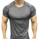 thumbnail image 1 of Tops para hombre, blusas y camisas de cuello redondo de manga corta para hombre, camisetas deportivas de verano para hombre, transpirables, para correr, entrenar, mallas elásticas altas, camiseta de c, 1 of 5
