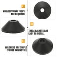 thumbnail image 4 of Durable Rubber Washers for Home Use 10pcs Conical Sealing Rings for Water Tank Bolts Heavy Duty, 4 of 8