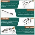 thumbnail image 3 of Garden Tool Set, Qissep 12 Piece Stainless Steel Heavy Duty Gardening Tools Set with Ergonomic Handles & Durable Organizer Handbag,Ideal Gardening Gifts for Mothers, Father,Gardener, Beginners, 3 of 7
