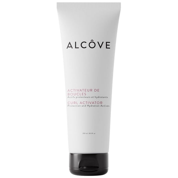 Alcôve - Curl Activator for Curly Hair - Argan Oil, Pomegranate Seed & Mango Extract - Curl Defining Cream for Wavy Hair - Anti Frizz - Moisturizing Curl Enhancer - Effective in High Humidity - 250ml