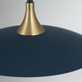 thumbnail image 4 of 46441-027-Eurofase Lighting-Welsh - 10W 1 LED Pendant In Modern Style-27.5 Inches Tall and 18 Inches Wide-Blue-Black Finish, 4 of 4