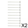 thumbnail image 1 of 2 X 10 X Trampas En T Para Puerta De Entrada De Palomas Extraíbles Para Jaulas De Pájaros, Césped, Porche, Hierro, 1 of 8