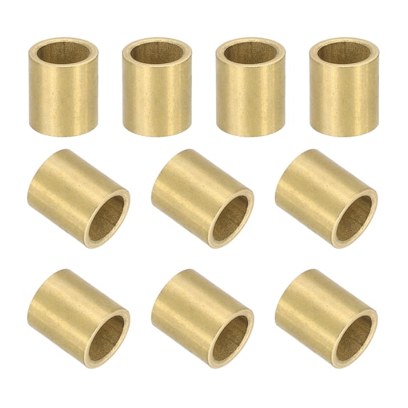 40 Pack Sleeve Bearings, 6mm Bore x 8mm OD x 9mm Length, Self-Lubricating Sintered Bronze Bushings