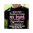 thumbnail image 1 of Dear Papa... ' Funny Graphic Tee - Soft 100% Cotton, Casual & Comfy, Machine Washable, Black with & White Print, Summer Essential for, 1 of 7