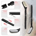 thumbnail image 3 of BTideas 2 in 1 Foot Scrubber for Shower,Extendable 10.6-18.5''Foot Toe Brush & File with Long Handle, 3 of 7