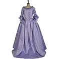 thumbnail image 4 of Women's 18th Century Rococo Dress Marie Antoinette Pink Princess Dress Court Ball Gown, 4 of 10