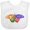 AA-White, variant on Inktastic Artistic Butterfly Boys or Girls Baby Bib