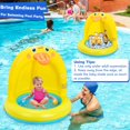 thumbnail image 3 of Popolic Inflatable Swimming Pools, Duck Baby Double-Layer Bubble Base, 3 of 7
