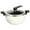 White, variant on Pressure Cooker 8L Stovetop Pot with Transparent Lid Non-Stick Interior Induction Compatible Stock Pot for Family Cooking Fast Heating Locking Handles Safe Steam Release Easy Clean