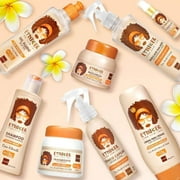 ETNIKER Afro-textured, Curly & Wavy hair Wash Kit: Styling Cream, Nourishing Shampoo, and Deep Conditioning Mask with Coconut, Shea Butter & Monoi Oil. Free S&S Mineral Oil, Parabens (3piece Set)