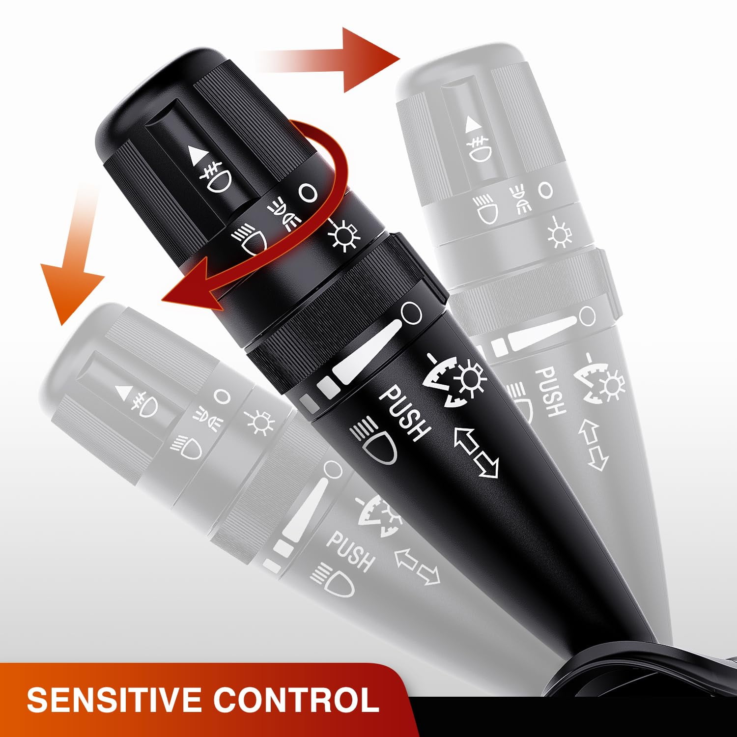 Nilight Turn Signal Switch Compatible with 2007-2018 Jeep Wrangler Compass Patriot 2008-2010 Grand Cherokee Liberty 2007-2014 Dodge Avenger Nitro 2007-2010 Chrysler PT Cruiser Sebring