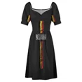 thumbnail image 4 of Bandera Bélgica vestido sin mangas vestido vendaje vestidos mujer verano 2025 vestidos casuales vestido, 4 of 5