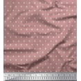 thumbnail image 1 of Soimoi Cotton Duck Fabric Dot & Fleur De Lis Damask Shirting Decor Fabric Printed Yard 56 Inch Wide, 1 of 1