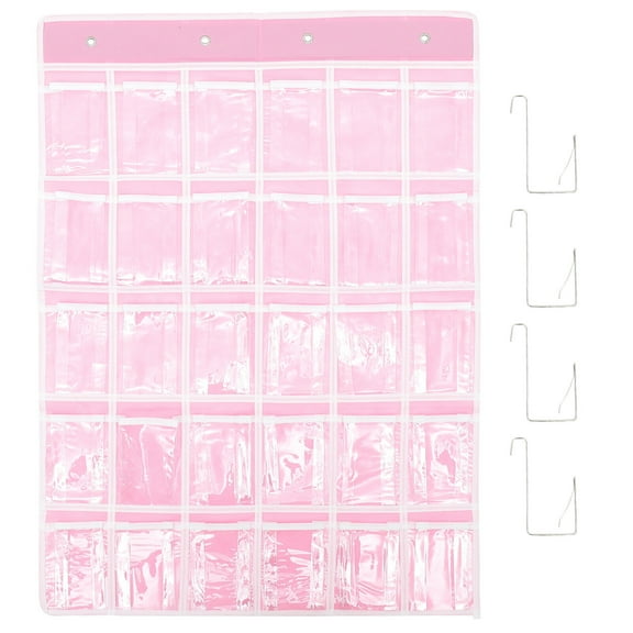Pocket Organizer Hanging Classroom Phone Chart Door Cell Holder Jewelry Wall Over The Calculator Storage School Pouch