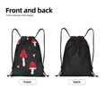 thumbnail image 5 of Kdxio Amanita Mushroom Print Drawstring Backpack Bag,Waterproof Draw String Back Sack, Gym Drawstring Bags Swim Bag For Unisex, 5 of 9