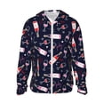 thumbnail image 1 of Fotbe Love Wine Chaqueta con Protección Solar UPF 50+ para Hombre y Mujer, Camisa con Capucha y Bolsillos-Large, 1 of 7