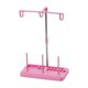 thumbnail image 1 of Soporte de carrete de 3 conos Soporte de línea de bordado ajustable Máquina de coser (rosa), 1 of 3