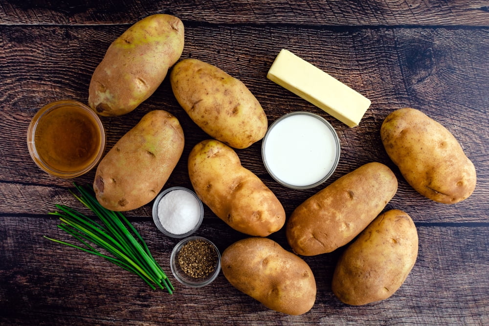 Russet Seed Potatos for Planting - Easy to Grow (5 Pounds)
