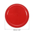 thumbnail image 2 of Uxcell 64mm/2.5 Inch Air Hockey Pucks, Air Hockey Heavy Replacement Pucks, Red, 8 Pack, 2 of 6