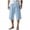 Sky Blue, variant on WRKEKC Summer Shorts for Men Solid Color Elastic Waist Breathable Tie Waist Pocket Casual Beach Athletic Mid Length Shorts