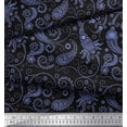 thumbnail image 2 of Soimoi Toile de Voile de Coton Imprimé Floral & Paisley 1 Yard 42 Inch Wide, 2 of 3