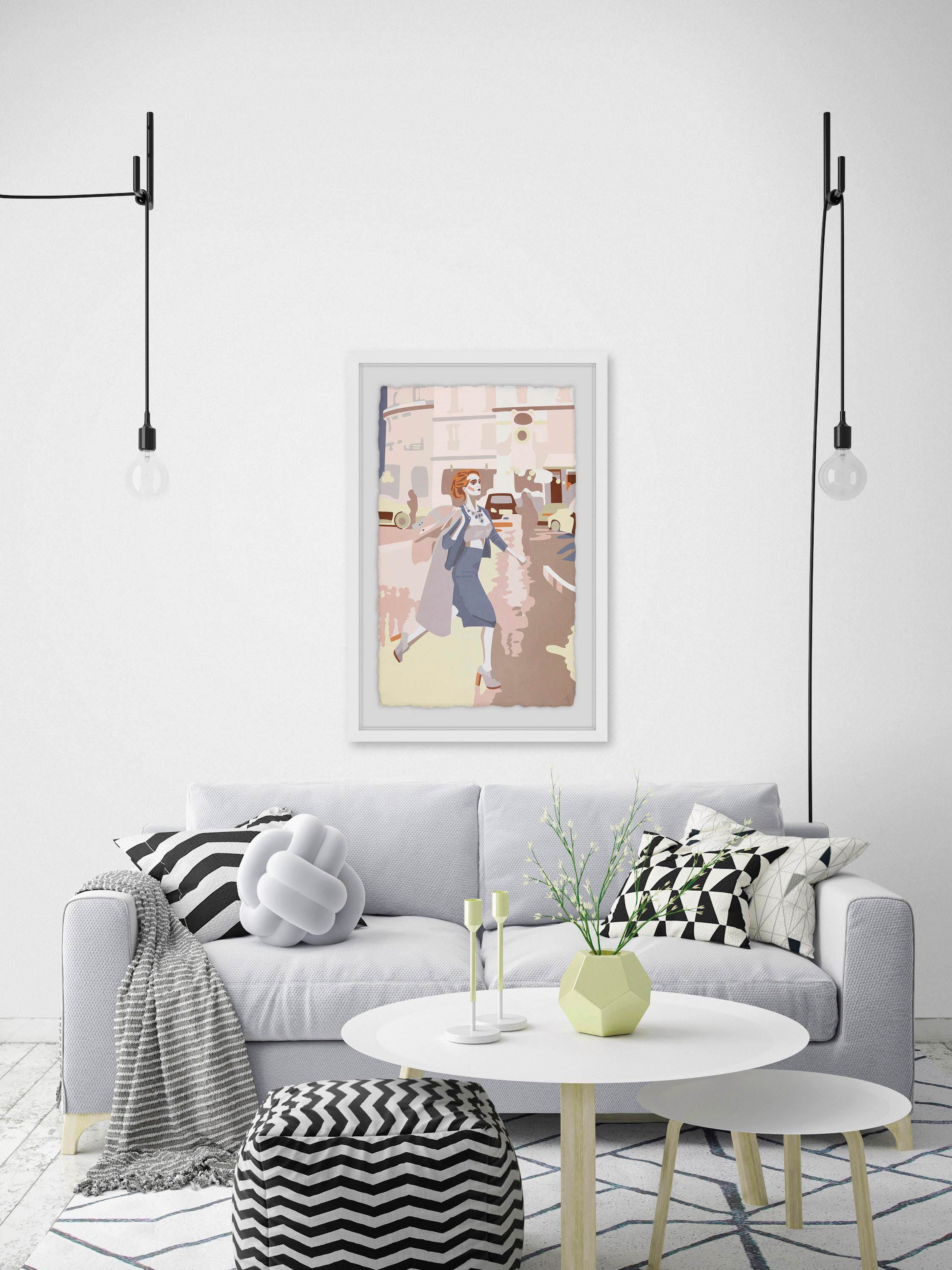Road Fashion Framed Painting Print