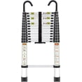 thumbnail image 4 of Telescopic Ladder  Aluminum Telescoping Ladder with Stable Hook and  Feet   Portable Extension Ladder for Household and Outdoor Working  Capacity, 4 of 5