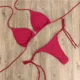 thumbnail image 3 of Micro Bikini Traje De Baño Sexy Brasileño Halter Triangular, 3 of 4