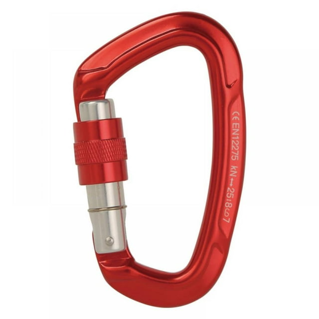 12KN Aluminium Wiregate Lightweight Heavy Duty Large Strong Durable D-Ring Hooks Keychain Clips Set for Hammock