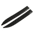 thumbnail image 1 of Unique Bargains 1 Set Car Door Edge Anti-Collision Strip Adjustable Rearview Mirror Door Bumper Protection Black Carbon Fiber, 1 of 8