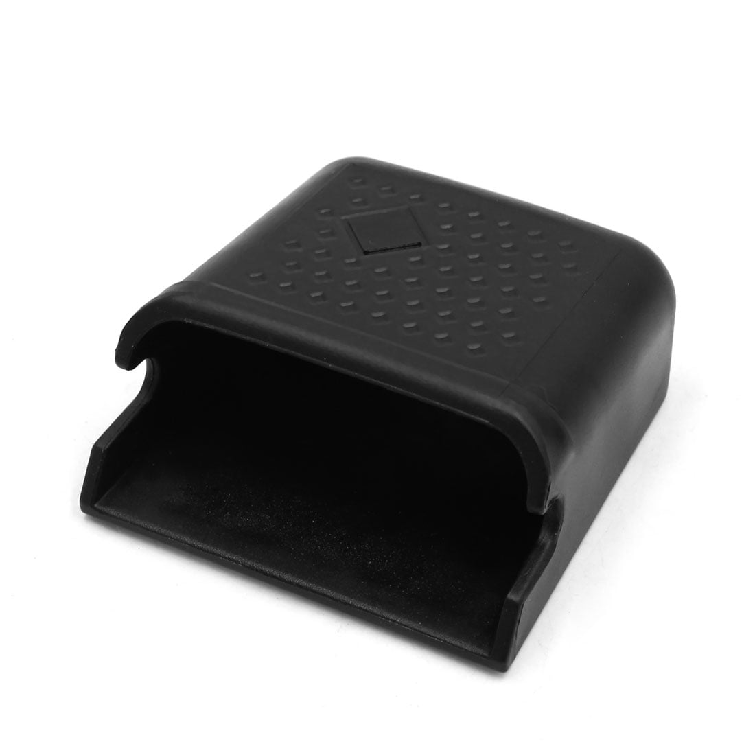 Unique Bargains Black Plastic Adhesive Holder Storage Sundries Pocket for Car Home