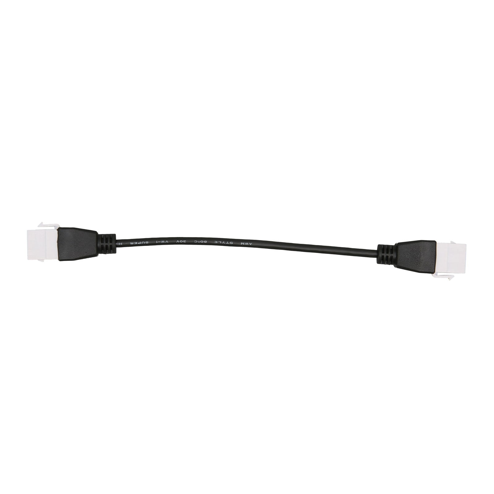 Adaptador USB 3.0 A Keystone - Conector Hembra Para Placas De Pared, Pack De 5 Negro
