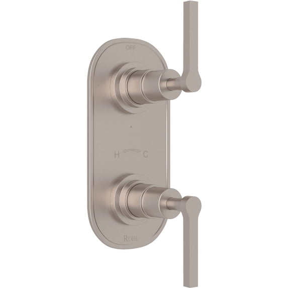 Rohl A4264lm Lombardia 5 Function Thermostatic Valve Trim Only - Nickel