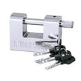 thumbnail image 2 of FJM SPSA80-KD D-Style High Security Padlock, Home Improvement Anti Theft Trailer Lock, Bike Lock, & Door Lock. Also for Outdoor Storage Shed, Includes Master Lock Set, Keyed Different, 3 1/8", 2 of 4