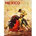 thumbnail image 2 of Ruano Llopis, Carlos 15x18 White Modern Wood Framed Museum Art Print Titled - Mexican Matador Travel Poster, 2 of 4